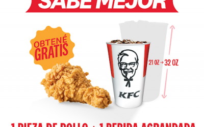 KFC premia a las personas con la promoción “Vacunados KFC Sabe Mejor”