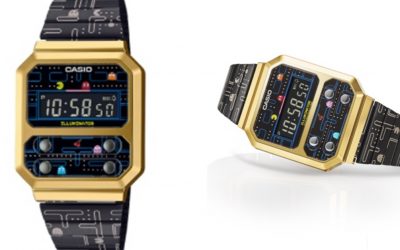 Casio lanza modelo de colaboración PAC-MAN con un estilo divertido y retro en un reloj digital