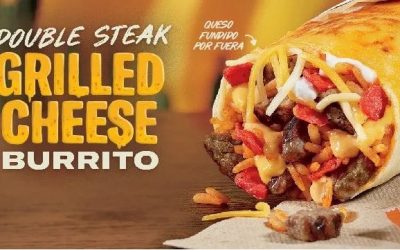 Double Steak Grilled Cheese Burrito: Una combinación de tres quesos que dejará a los Taco Lovers deseando más