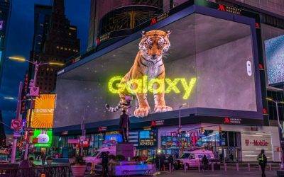 Samsung ilumina la oscuridad en ciudades de todo el mundo en preparación para el Unpacked 2022