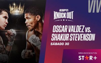 Unificatoria Valdez vs. Stevenson, en el boxeo de ESPN KNOCKOUT por STAR+