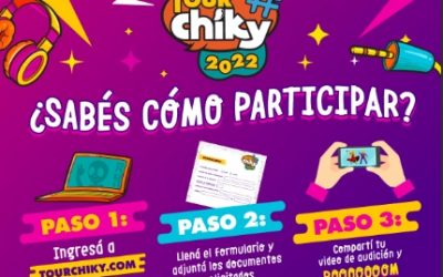 Tour Chiky busca nuevos artistas juveniles para el 2022