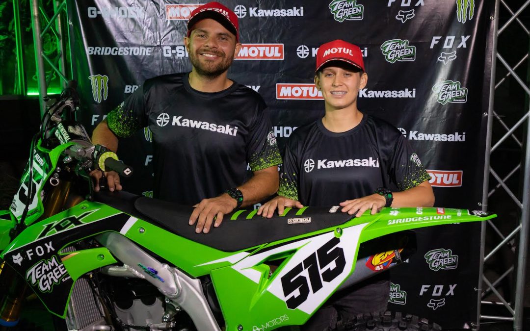 Equipo Kawasaki acelera hacia la victoria en el Campeonato Nacional de Motocross 2023