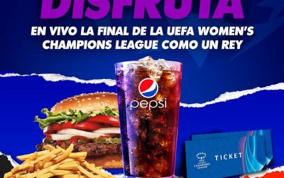 Por primera vez, Pepsi y Burger King lo llevan a la final de la UEFA Champions League Femenina