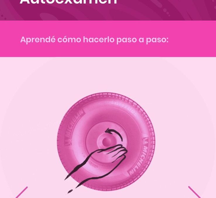 “La llanta rosa”: una campaña muy particular que educa y  reflexiona sobre la importancia del autoexamen de mama