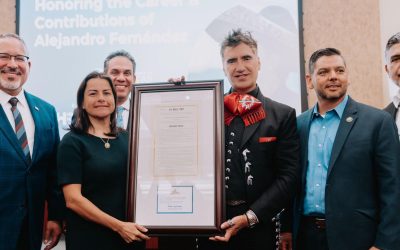 Líderes latinos del Congreso honran a Alejandro Fernández  por su carrera musical y servicio a la comunidad latina  en el Capitolio de los Estados Unidos