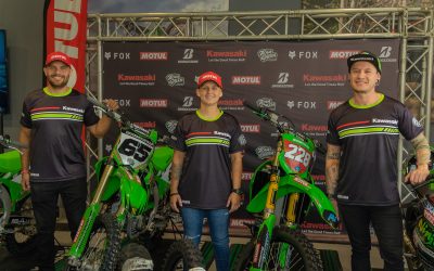 Cuatro destacados pilotos costarricenses correrán con el equipo Kawasaki en el Campeonato Nacional de Motocross y el Campeonato AMA Superbike