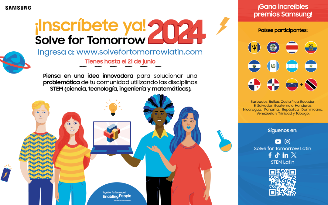 Samsung invita a jóvenes a ser parte de la solución e inscribirse en Solve For Tomorrow 2024