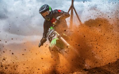 María Paula Saborío del equipo Kawasaki lidera el Campeonato Nacional de Motocross