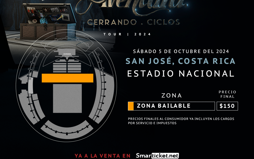 AÚN QUEDAN DISPONIBLES ENTRADAS EN LA “ZONA BAILABLE” PARA EL CONCIERTO DE AVENTURA