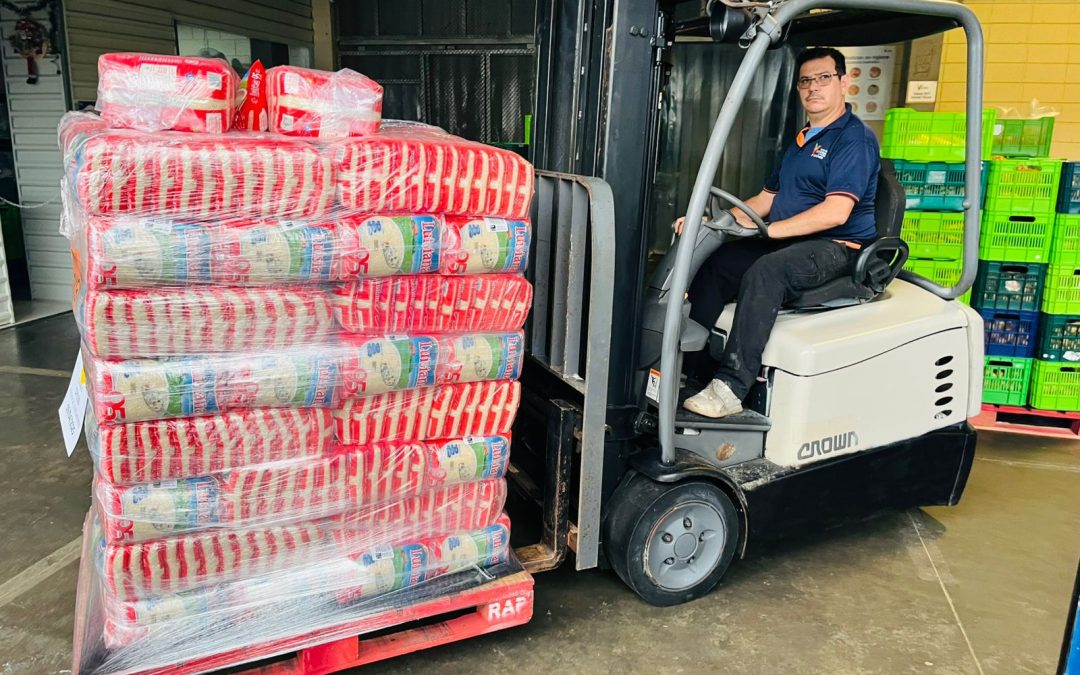 Donación de 4 mil kg de alimentos beneficiará a las familias damnificadas por las inundaciones