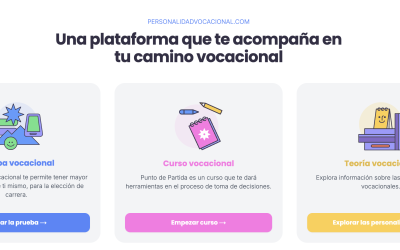 Nueva plataforma de orientacion vocacional le ayuda a elegir carrera universitaria y prepararse para el futuro laboral