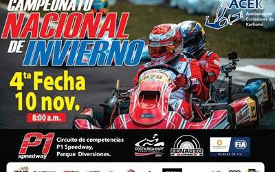 ¡Este fin de semana estamos listos para la cuarta fecha del campeonato nacional de invierno Costa Rica Kart Championship!