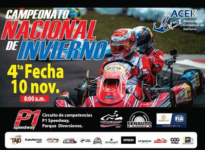 ¡Este fin de semana estamos listos para la cuarta fecha del campeonato nacional de invierno Costa Rica Kart Championship!