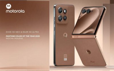 Motorola es la primera y única marca en crear smartphones en el elegante Color del Año 2025, PANTONE 17-1230 Mocha Mousse