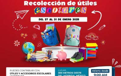 Grupo Repretel te invita a ser parte de la campaña anual de recolección de útiles escolares en beneficio de la Asociación de Obras del Espíritu Santo